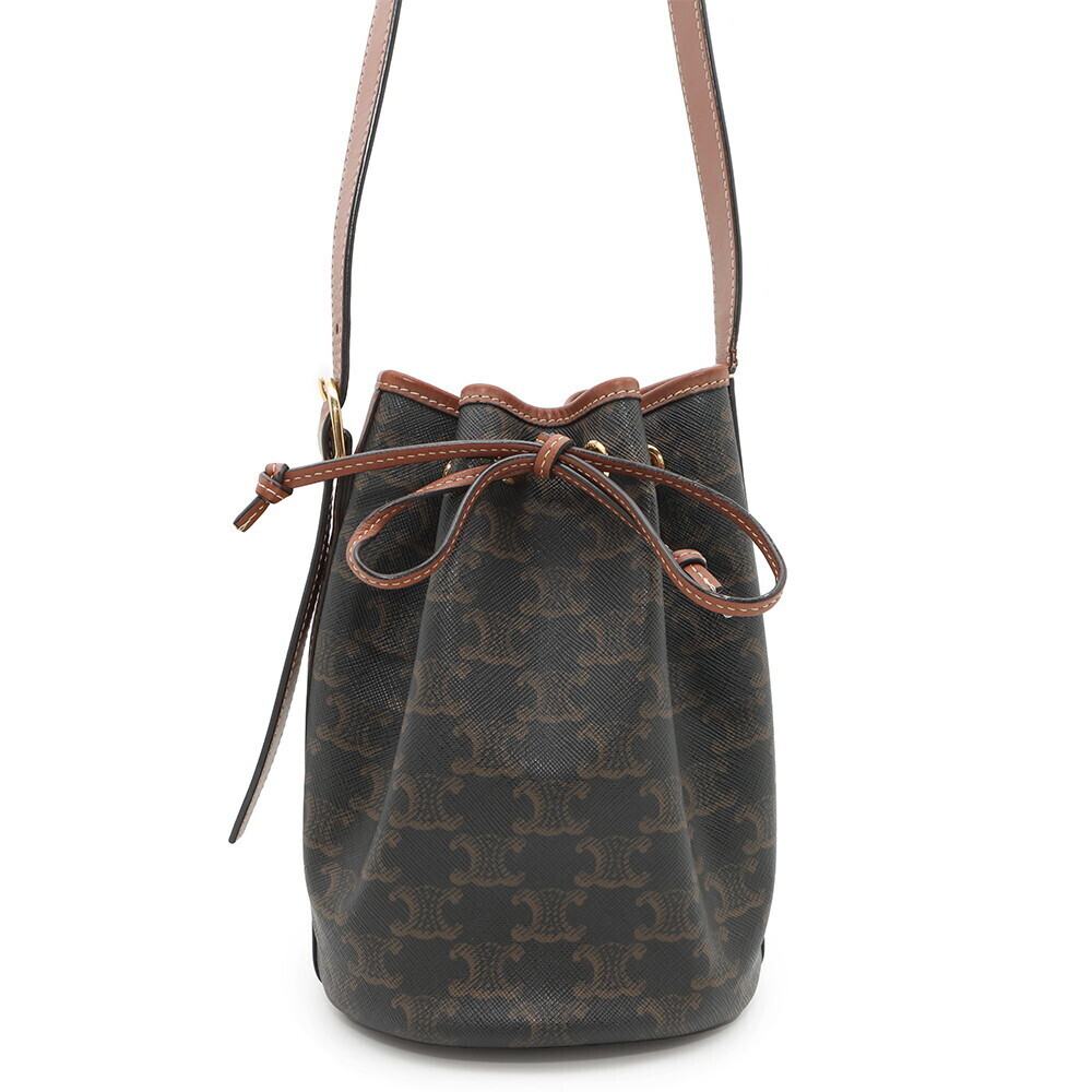 Celine Drawstring Shoulder Bag Triomphe - Picture 1 of 11